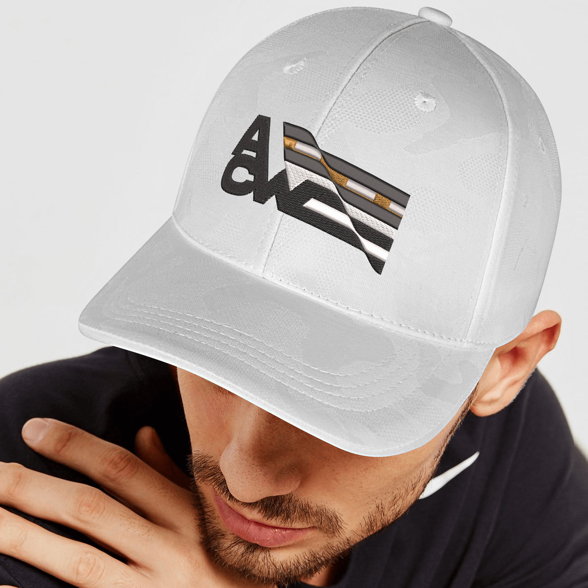 ACW Flag Embroidered Sports Camo Caps
