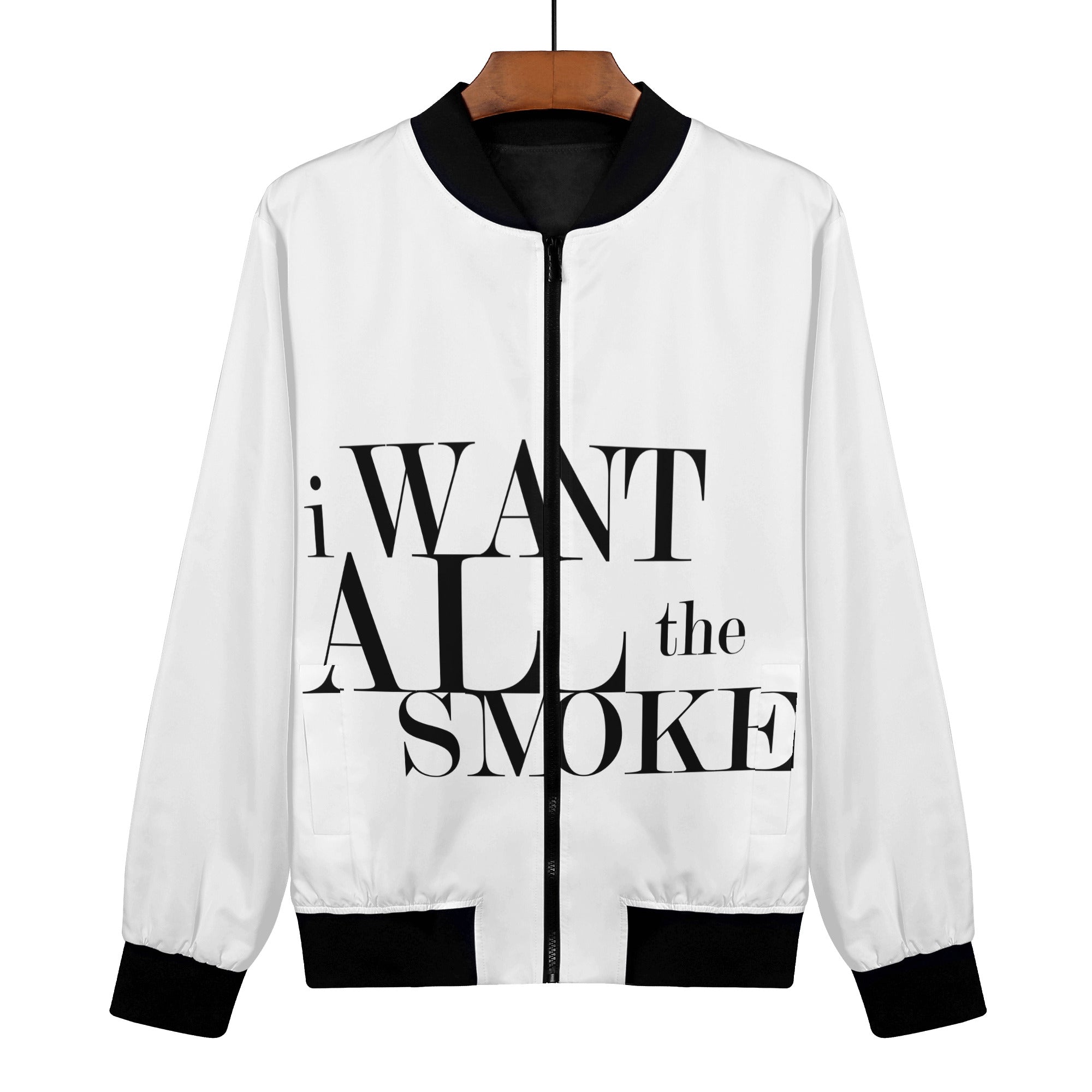 I Want All The Smoke Women's Bomber Jacket