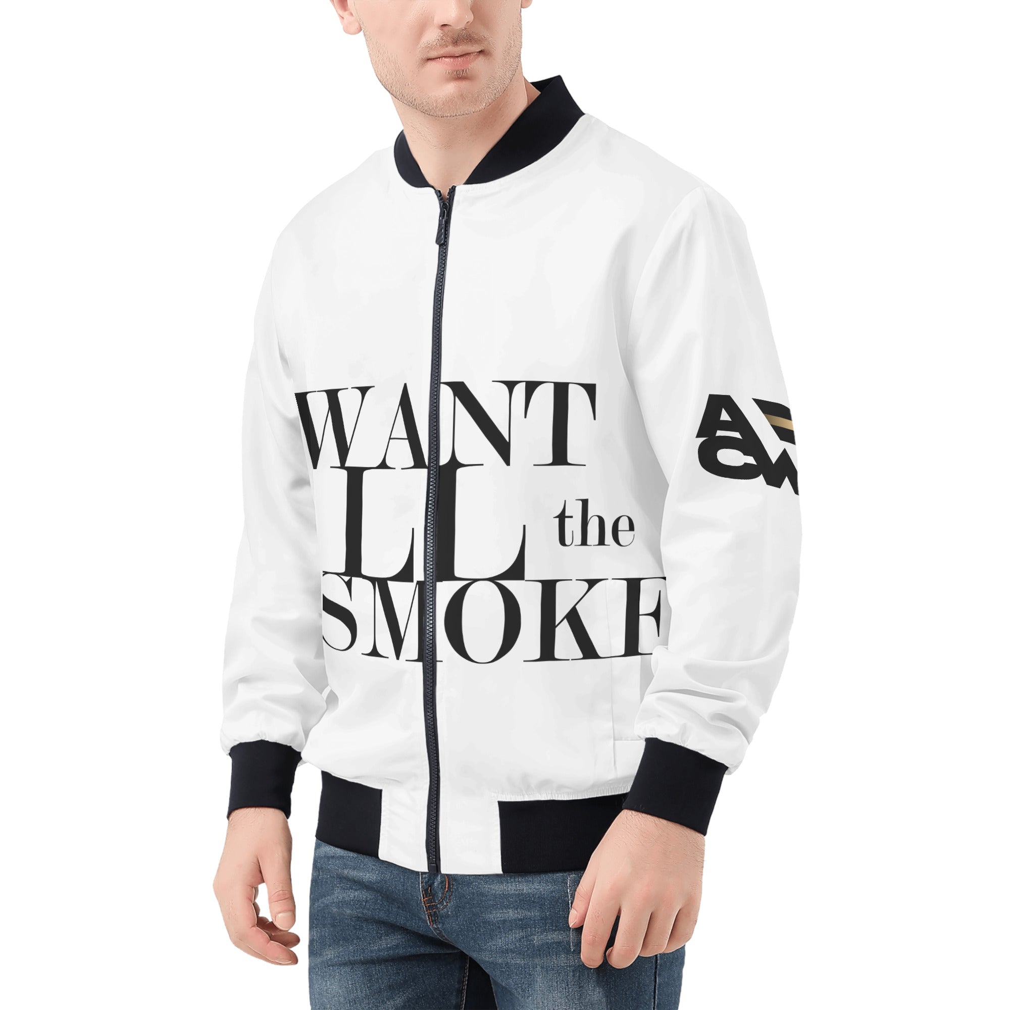 I Want All The Smoke Men's Bomber Jacket